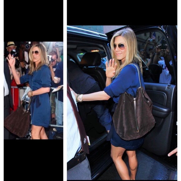 Tiffany & Co. Reversible Snakeskin Print Suede Tote - Picture 10 of 12